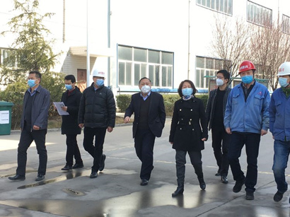 【陜重有限】市國資委巡視員許一雙一行檢查、指導(dǎo)陜重公司疫情防控工作